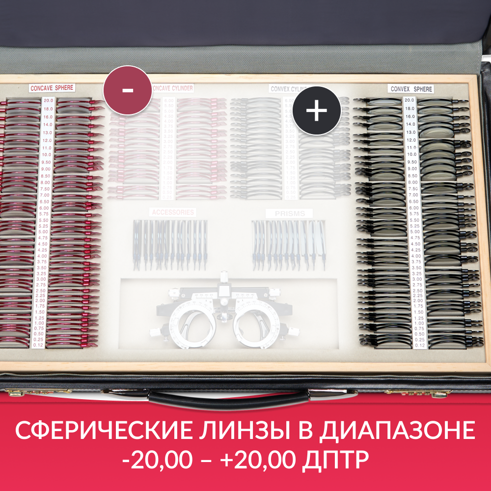 Набор пробных очковых линз Армед № 4 <span>266 линз</span>